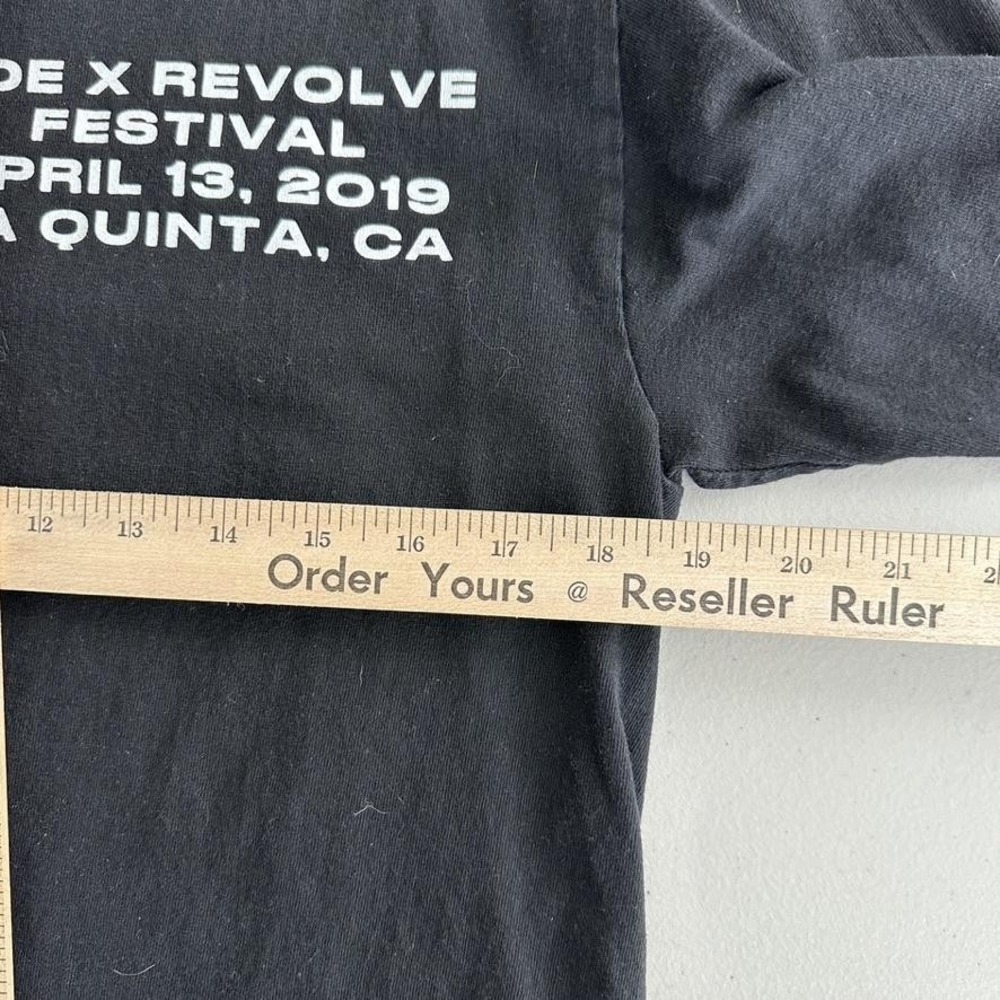 TDE Revolve Festival Shirt Mens Medium Black Long Sleeve Top Dawg SZA Jay Rock - Picture 4 of 7